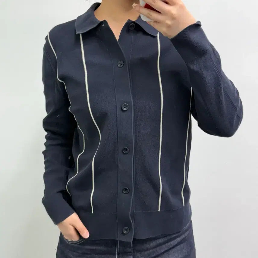 [SOLD OUT] [XS] 코스 스트라이프 니트 가디건