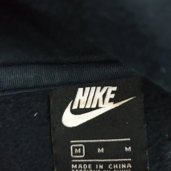 [BUNJANG] Nike Club Fleece Pullover Hoodie Black M Size / 나이키 검정색 PO 플리스 클럽 후드 티셔츠 기모 M사이즈