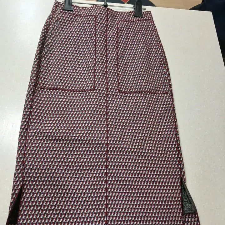 [BUNJANG] Pattern Midi Skirt / 패턴 미디 스커트 나무그림 새상품