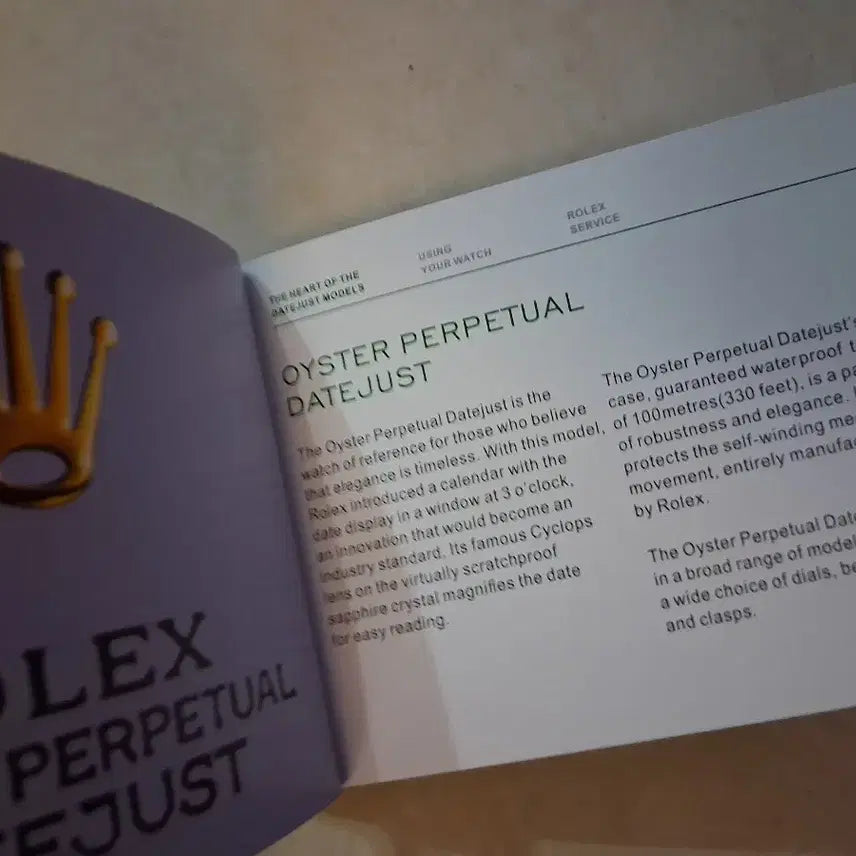 [BUNJANG] Rolex Dayjust Booklets / 롤렉스 데이저스트 책자 2개