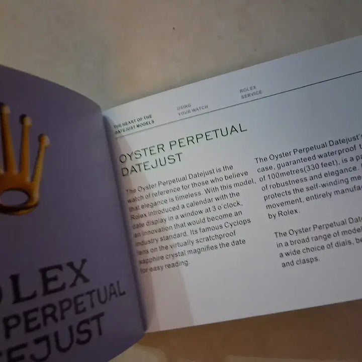 [BUNJANG] Rolex Dayjust Booklets / 롤렉스 데이저스트 책자 2개
