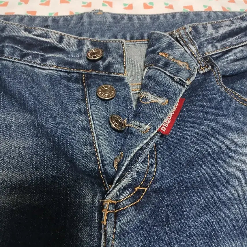 [BUNJANG] Dsquared2 Denim Jeans 34 / 디스퀘어드2(50),스판.워싱.데미지ㅡ34사이즈