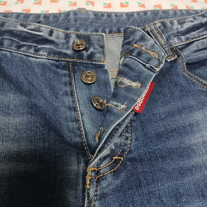 [BUNJANG] Dsquared2 Denim Jeans 34 / 디스퀘어드2(50),스판.워싱.데미지ㅡ34사이즈