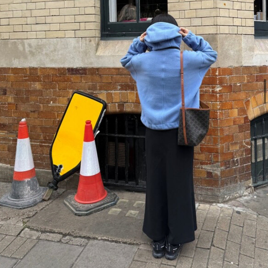 [BUNJANG] Celli & Lion Warm Long Skirt / [셀리앤리옹]웜 롱 스커트(블랙)