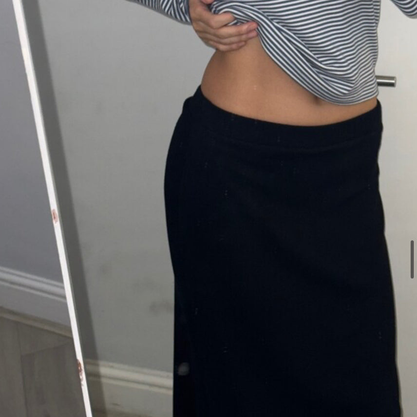 [BUNJANG] Celli & Lion Warm Long Skirt / [셀리앤리옹]웜 롱 스커트(블랙)