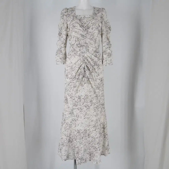 [BUNJANG] Snidel Printed Shirring Dress / 스나이델 바리에 프린트 셔링 원피스 스나계 양산형