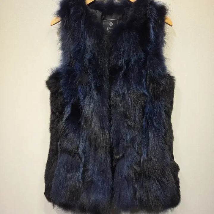 [BUNJANG] Klever by Jindo Real Fur Mix Vest / Klever by Jindo (진도모피) 리얼 천연모피 믹스 퍼 베스트