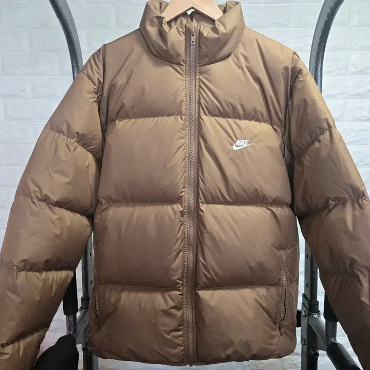 [BUNJANG] Nike Brown Padded Jacket L / 나이키 패딩 브라운 L (무료배송)