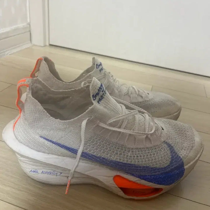 [BUNJANG] Alphafly Blueprint White Running Shoes / 알파플라이 블루프린트