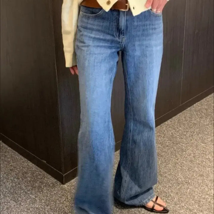 [BUNJANG] ZARA Bootcut Jeans EUR 36 / 자라 부츠컷 청바지 EUR 36 (키큰분추천)