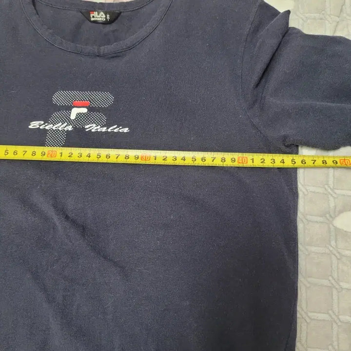 [SOLD OUT] 휠라 인티모 네이비 긴팔 티셔츠