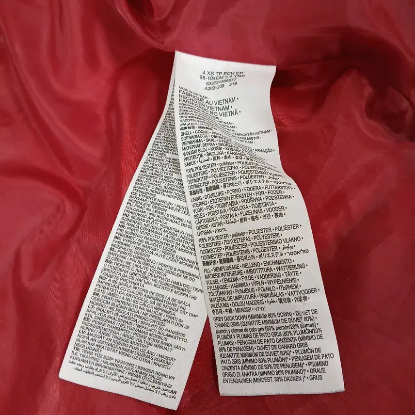 [BUNJANG] Levi's Kids Navy Long Padding (3-4 years old) / 리바이스 키즈 롱패딩 네이비(3~4세/신장98~104)