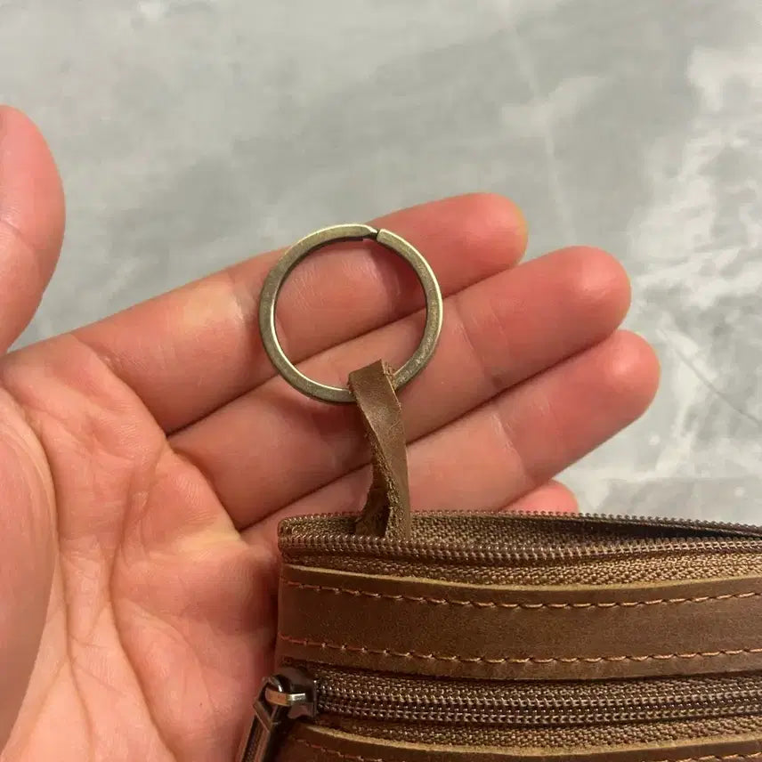 [BUNJANG] Leather Card & Coin Wallet / 소가죽 카드 지갑 동전지갑 새상품