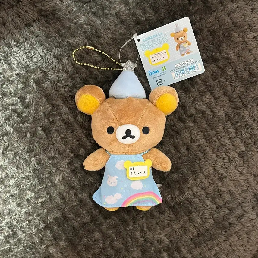 [BUNJANG] Rilakkuma Sky Tree Store Mascot Plush Doll / 리락쿠마 스카이트리 스토어 점장 마스코트 인형