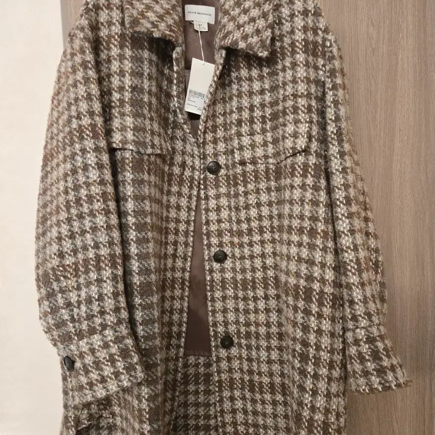 [BUNJANG] Club Monaco Houndstooth Check Shirt Jacket / 클럽모나코 하운드투스 체크 셔츠 자켓 새상품