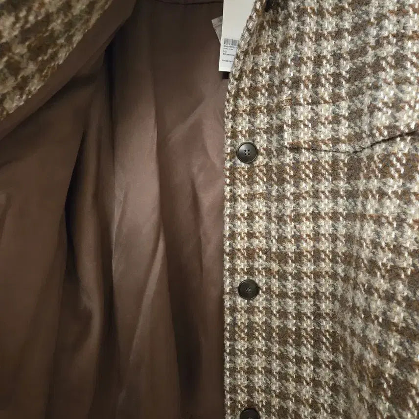 [BUNJANG] Club Monaco Houndstooth Check Shirt Jacket / 클럽모나코 하운드투스 체크 셔츠 자켓 새상품