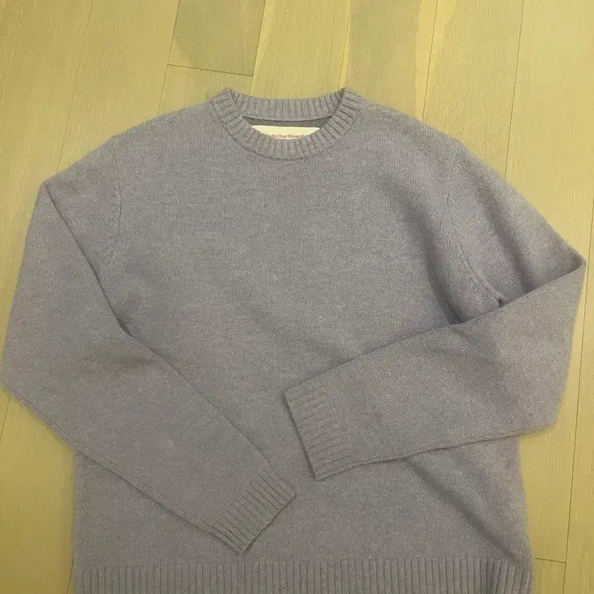[BUNJANG] Stockholm Surfboard Club Knit Sweater Lavender / (L)스톡홀름 서프보드 클럽 니트 스웨터 라벤더