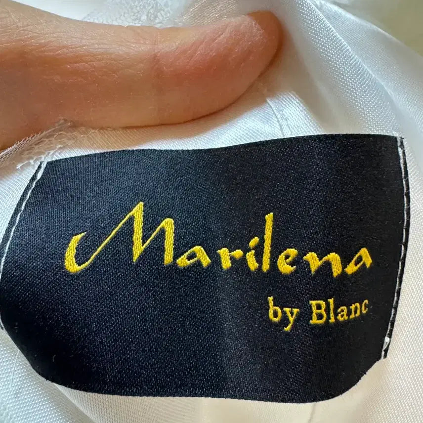 [BUNJANG] Marilena by Blanc Ivory Silk Dress / marilena by blanc 마리레나바이블랑 드레스 셀프웨딩,돌잔치
