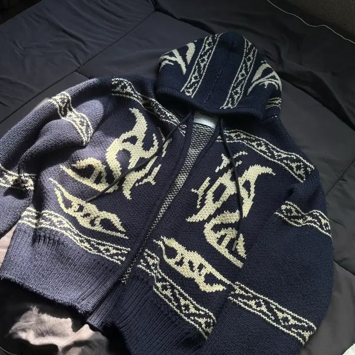 [BUNJANG] No.Manual Cowichan Hooded Zip-Up / 노매뉴얼 cowichan 후드집업