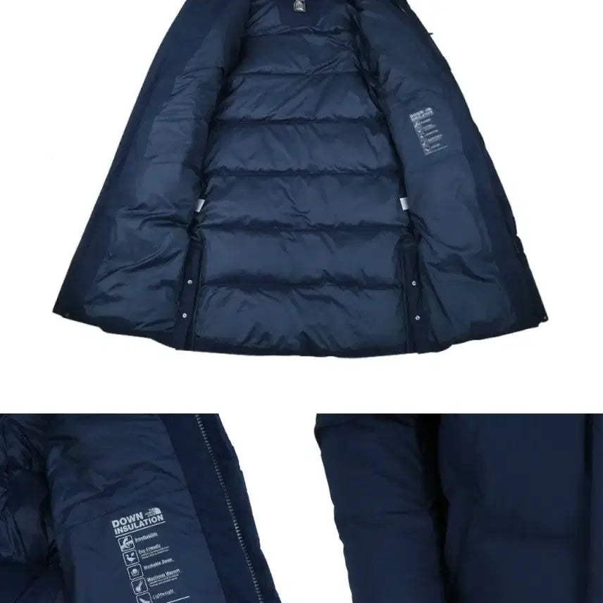 [BUNJANG] The North Face Long Padded Jacket (Navy, M) / 노스페이스 롱패딩 판매