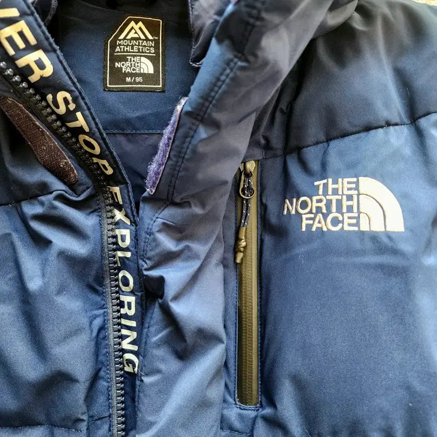 [BUNJANG] The North Face Long Padded Jacket (Navy, M) / 노스페이스 롱패딩 판매