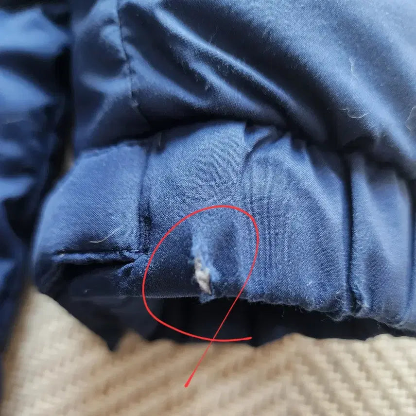 [BUNJANG] The North Face Long Padded Jacket (Navy, M) / 노스페이스 롱패딩 판매