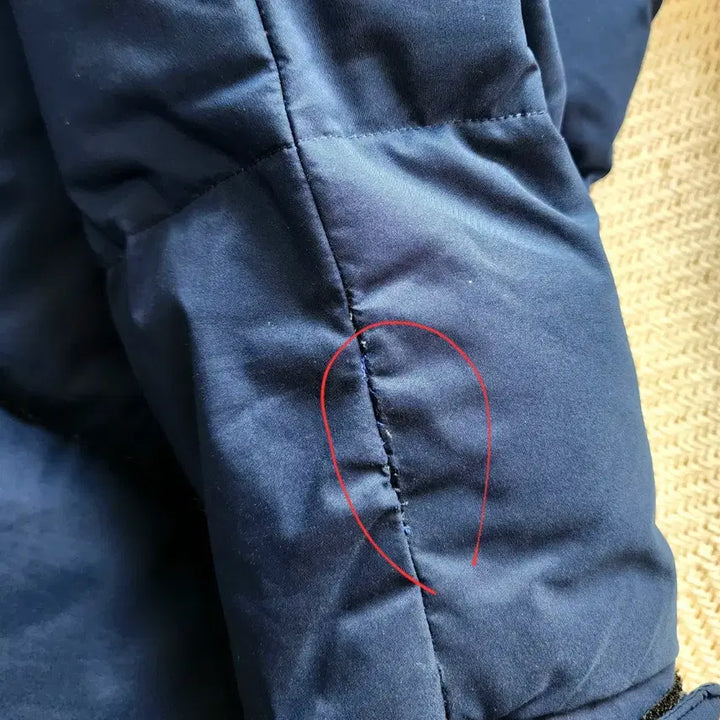 [BUNJANG] The North Face Long Padded Jacket (Navy, M) / 노스페이스 롱패딩 판매