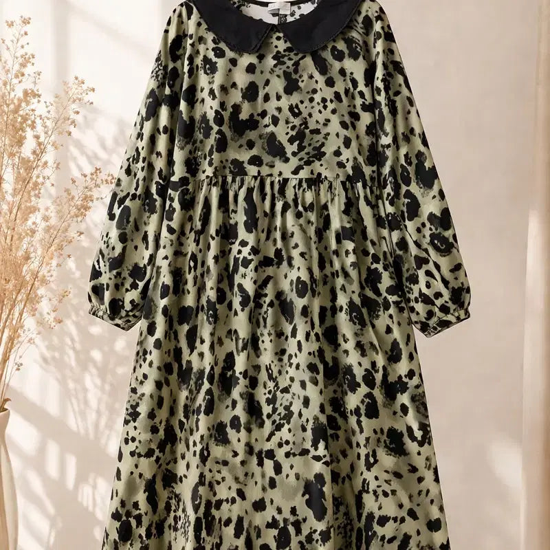 [BUNJANG] Designer Corduroy Long Dress / 디자이너 브랜드 고급 코듀로이 부드러운 롱원피스 55667788 F