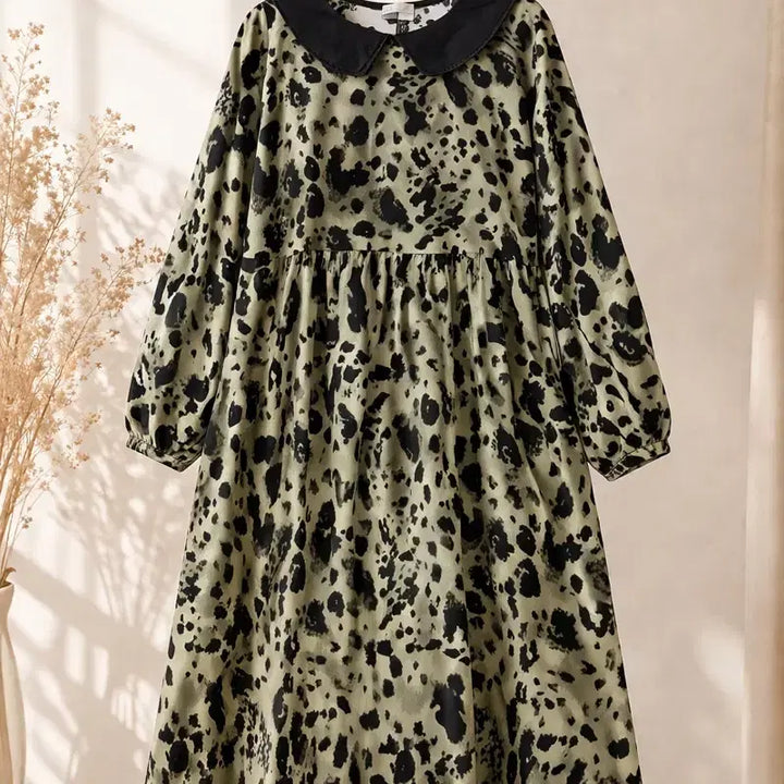 [BUNJANG] Designer Corduroy Long Dress / 디자이너 브랜드 고급 코듀로이 부드러운 롱원피스 55667788 F