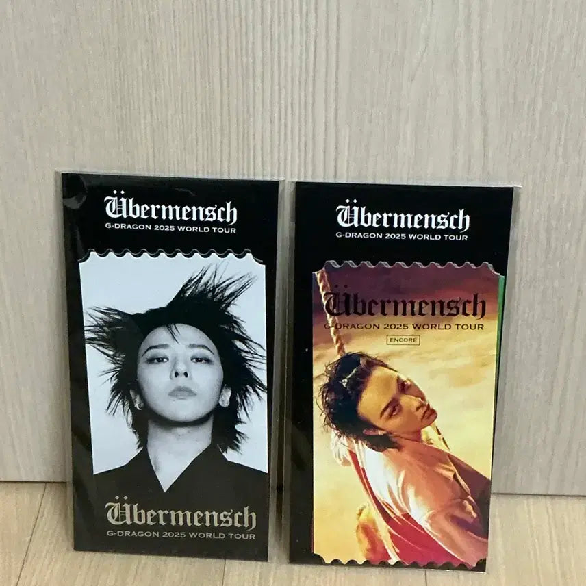 [BUNJANG] G-Dragon 2025 World Tour Ticket Bundle Set / 반택포 지드래곤 굿즈 티켓