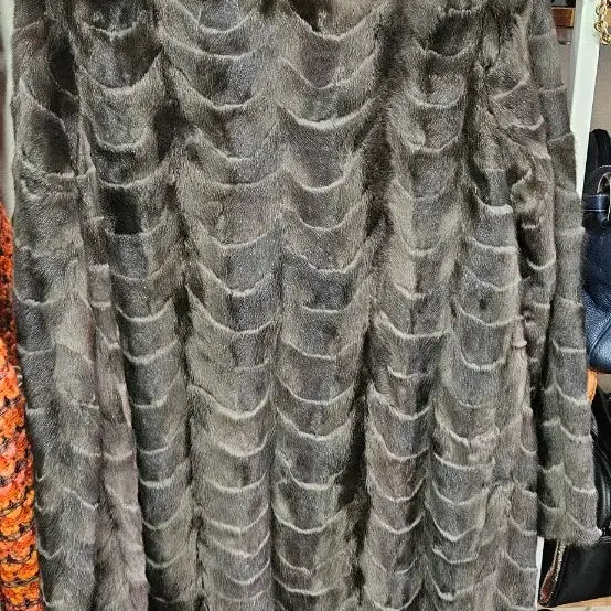 [BUNJANG] Mink Long Coat / 밍크 롱 코트