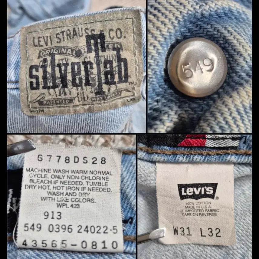 [BUNJANG] Levi's 90s Silver Tab Jeans / 리바이스 90s 미제 실버탭 w31