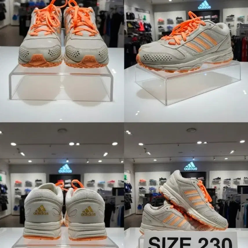 [BUNJANG] Adidas Women's Sneakers (Orange, Size 230) / 아디다스 여성 운동화 230 오렌지 포인트