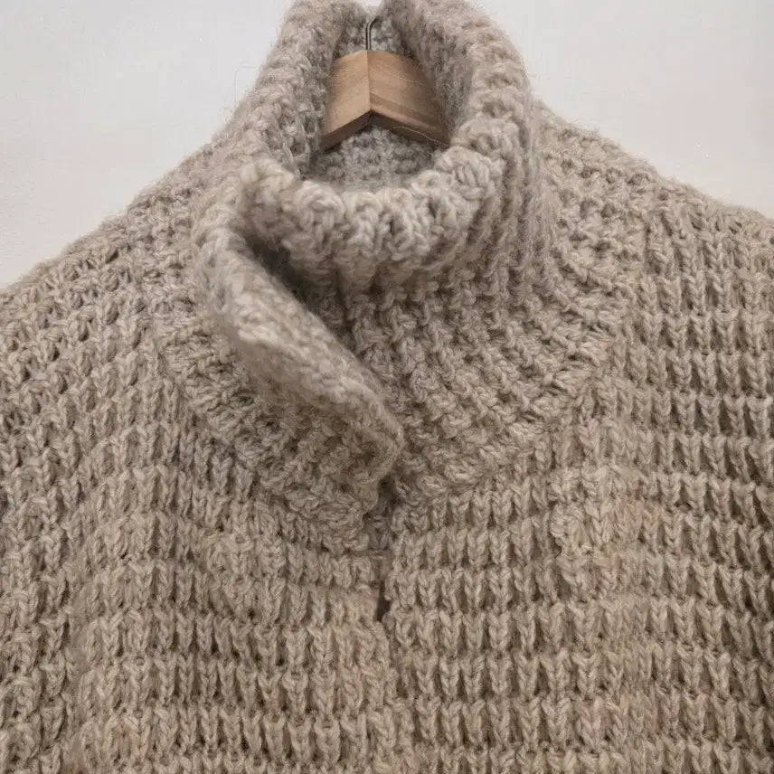 [SOLD OUT] 넉넉한 GIGLIOTTI 모 알파카 니트 롱 가디건 88사이즈 (새제품)