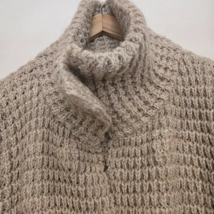 [SOLD OUT] 넉넉한 GIGLIOTTI 모 알파카 니트 롱 가디건 88사이즈 (새제품)
