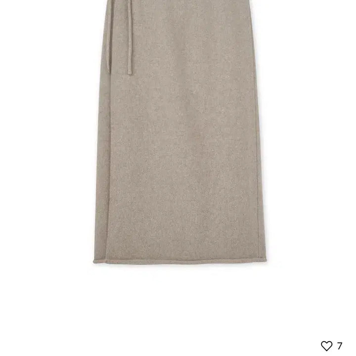 [BUNJANG] J.Rium Raccoon Wrap Skirt Beige / 제이리움 라쿤 랩 스커트 베이지