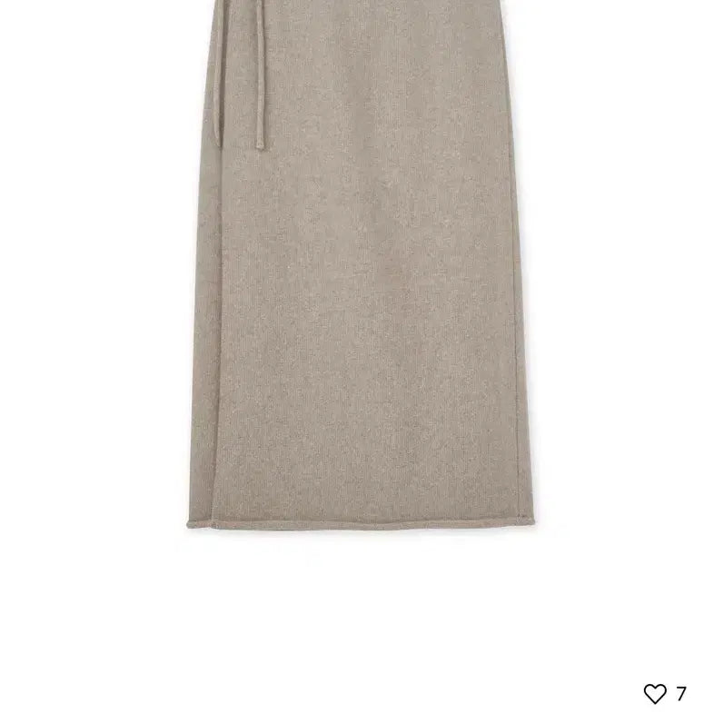 [BUNJANG] J.Rium Raccoon Wrap Skirt Beige / 제이리움 라쿤 랩 스커트 베이지