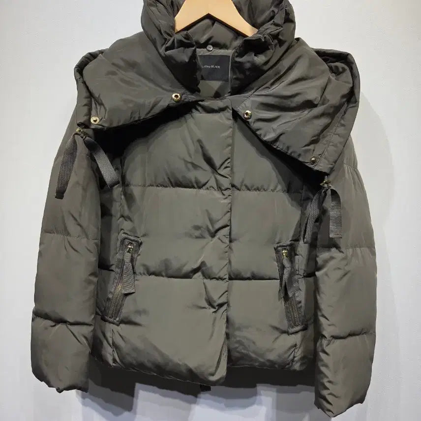 [BUNJANG] LeShop BLACK Duck Down Short Padded Jacket / LeShop BLACK 르샵 블랙 볼륨 넥 덕다운 숏패딩