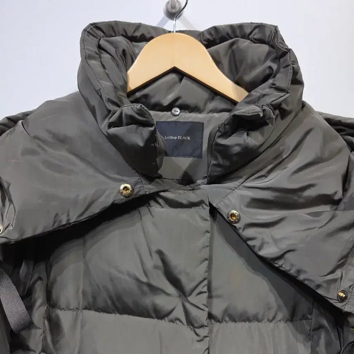 [BUNJANG] LeShop BLACK Duck Down Short Padded Jacket / LeShop BLACK 르샵 블랙 볼륨 넥 덕다운 숏패딩