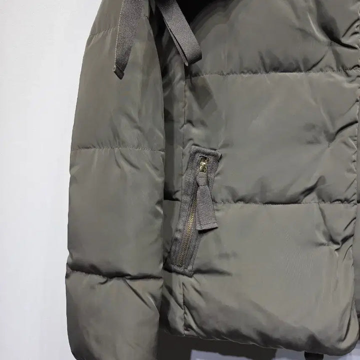 [BUNJANG] LeShop BLACK Duck Down Short Padded Jacket / LeShop BLACK 르샵 블랙 볼륨 넥 덕다운 숏패딩