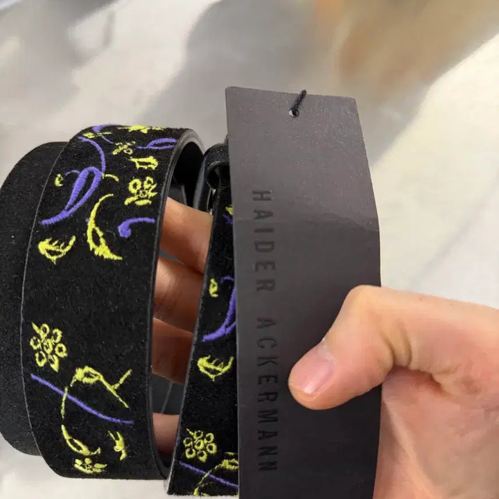 [BUNJANG] Haider Ackermann Velvet Belt / 하이더아커만 벨트
