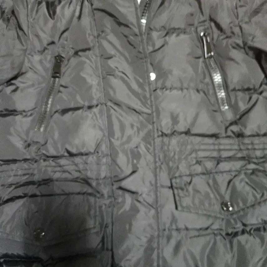 [BUNJANG] Moncler Women's Black Padded Coat Size 1 / 몽클레어 정품 여성 블랙 패딩 코트/1싸이즈