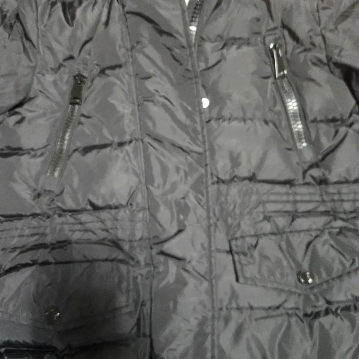 [BUNJANG] Moncler Women's Black Padded Coat Size 1 / 몽클레어 정품 여성 블랙 패딩 코트/1싸이즈