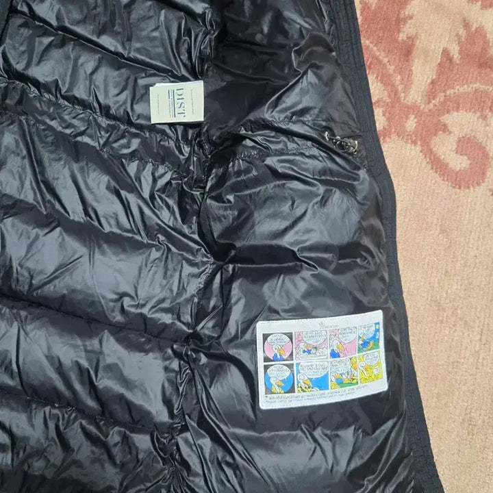 [BUNJANG] Moncler Women's Black Padded Coat Size 1 / 몽클레어 정품 여성 블랙 패딩 코트/1싸이즈
