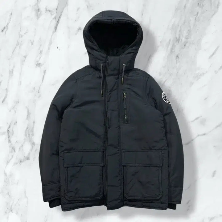 [BUNJANG] Abercrombie Y2K Patch Logo Padded Jacket / 아베크롬비 y2k 패치로고 패딩