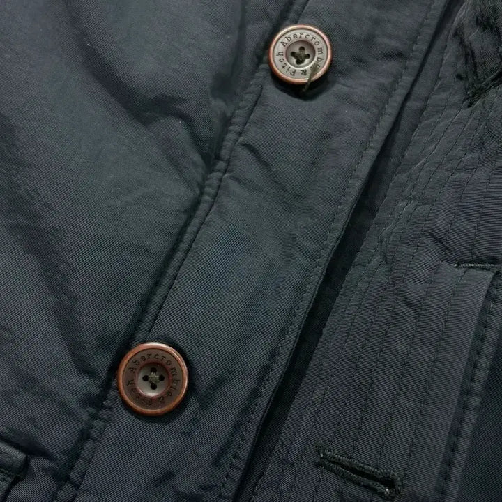 [BUNJANG] Abercrombie Y2K Patch Logo Padded Jacket / 아베크롬비 y2k 패치로고 패딩