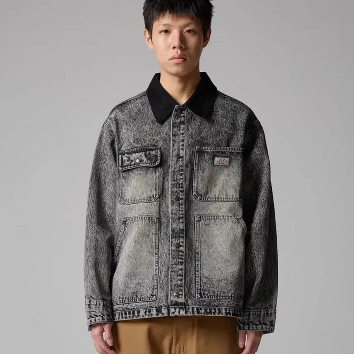 [SOLD OUT] (xxl) 디키즈 워시드 데님 초아자켓