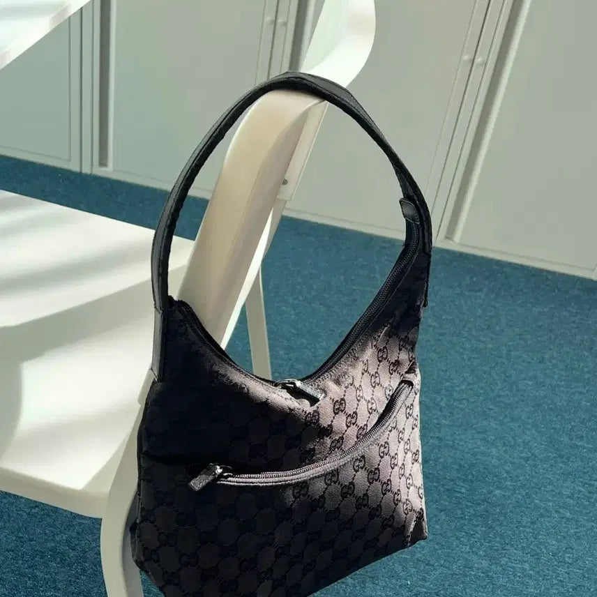 [BUNJANG] Gucci GG Jacquard Shoulder Bag / 구찌 GG 자가드 숄더백