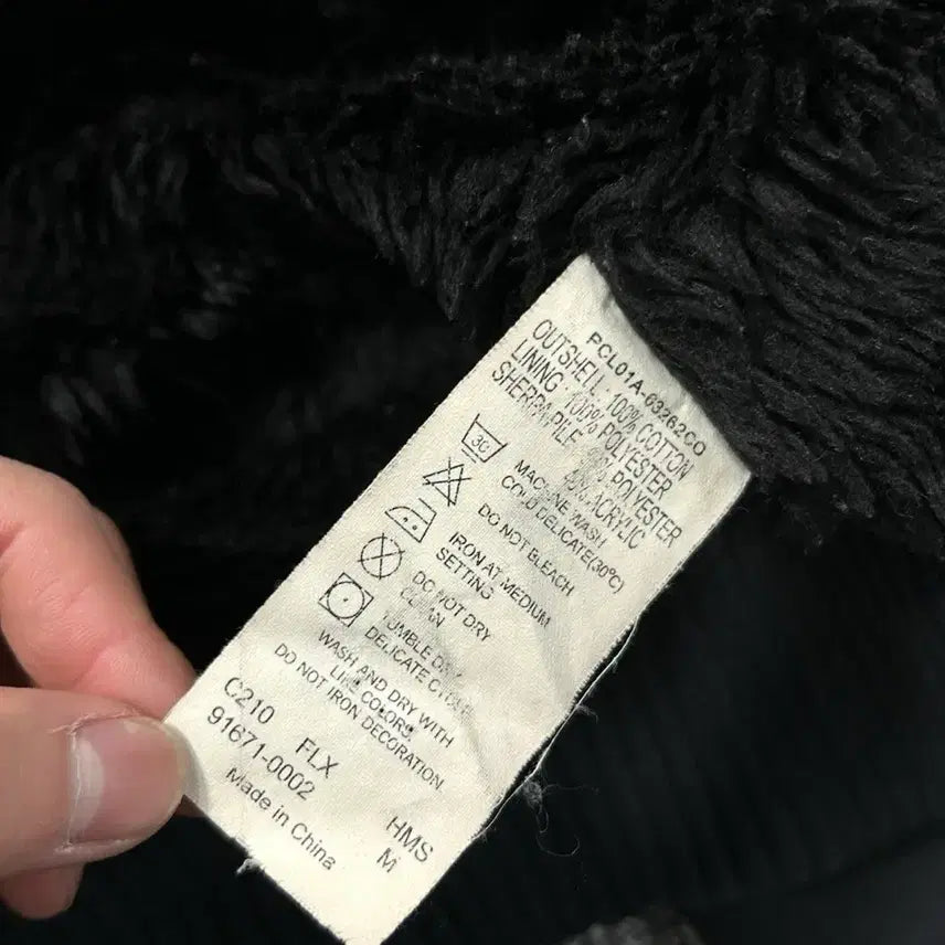 [BUNJANG] Levi's Sherpa Hooded Zip-up Jacket / 리바이스 진스 쉐르파 후드집업