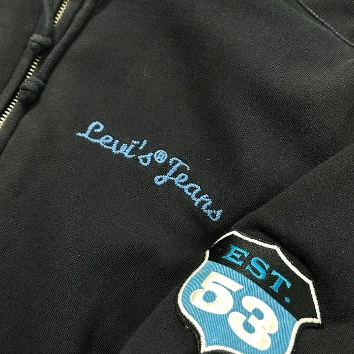 [BUNJANG] Levi's Sherpa Hooded Zip-up Jacket / 리바이스 진스 쉐르파 후드집업